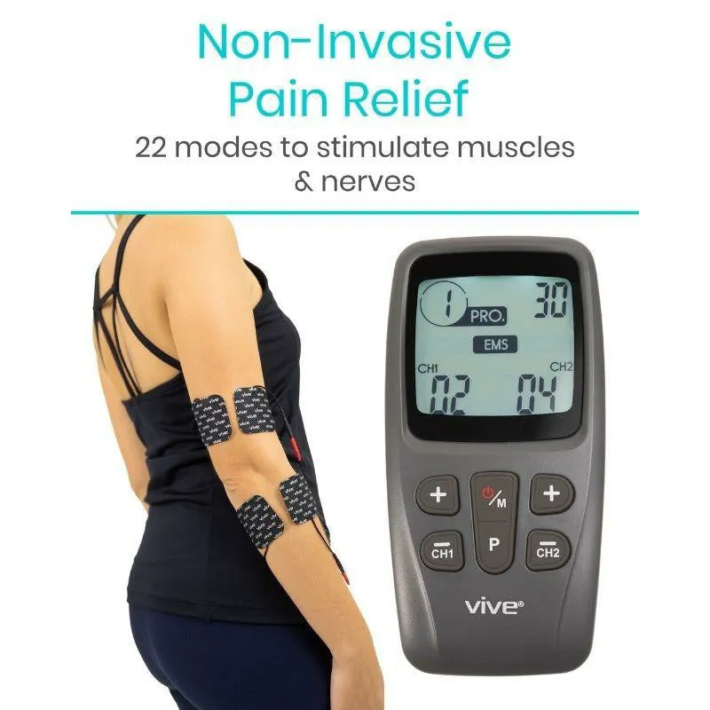 Vive Health EMS TENS Unit - Gray