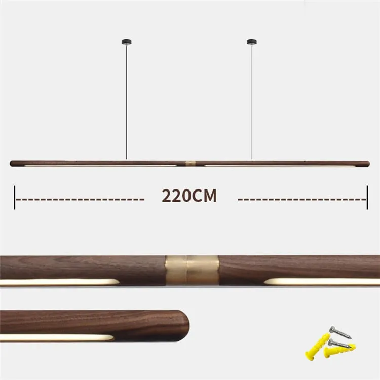 Walnut Hanging Light: Unique and Stylish Lighting Solution