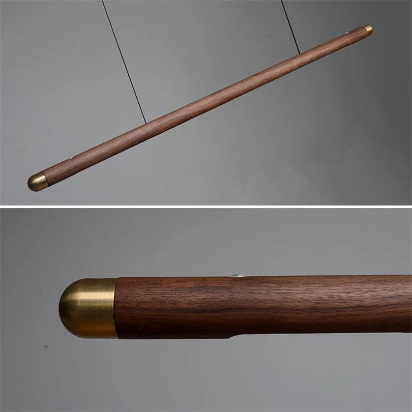 Walnut Hanging Light: Unique and Stylish Lighting Solution