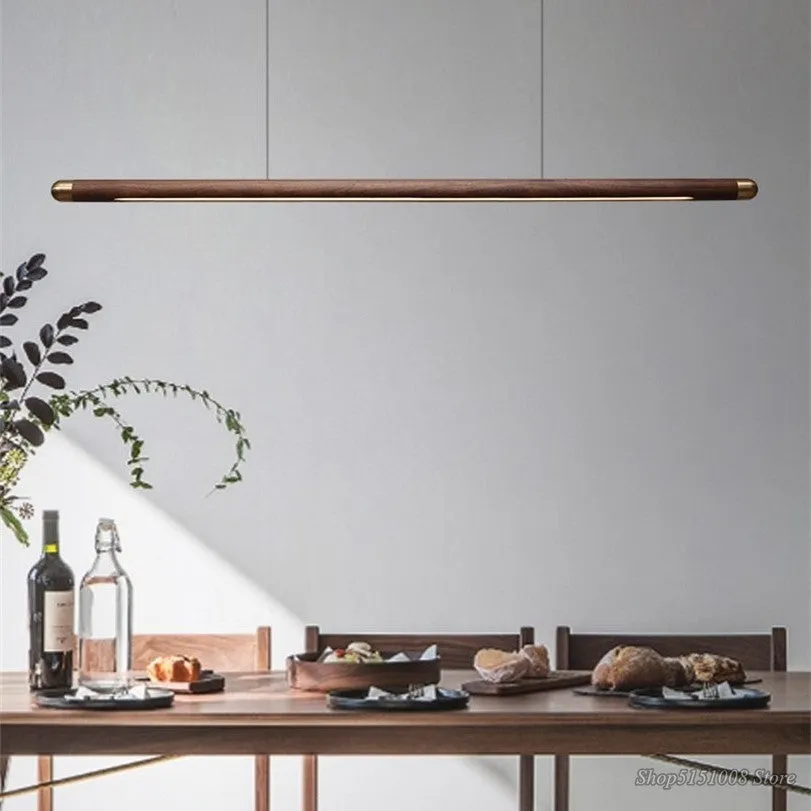Walnut Hanging Light: Unique and Stylish Lighting Solution