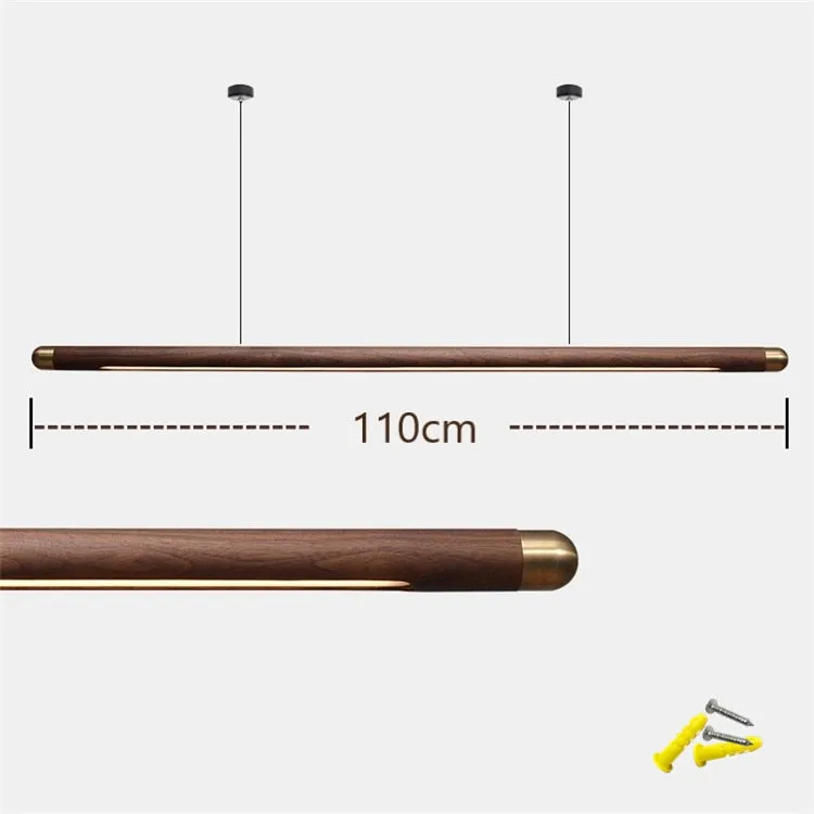 Walnut Hanging Light: Unique and Stylish Lighting Solution
