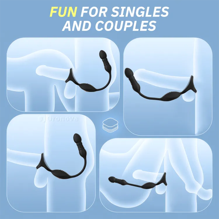 Wearable Thrusting Prostate Massager - 10 Vibrations & Remote Control