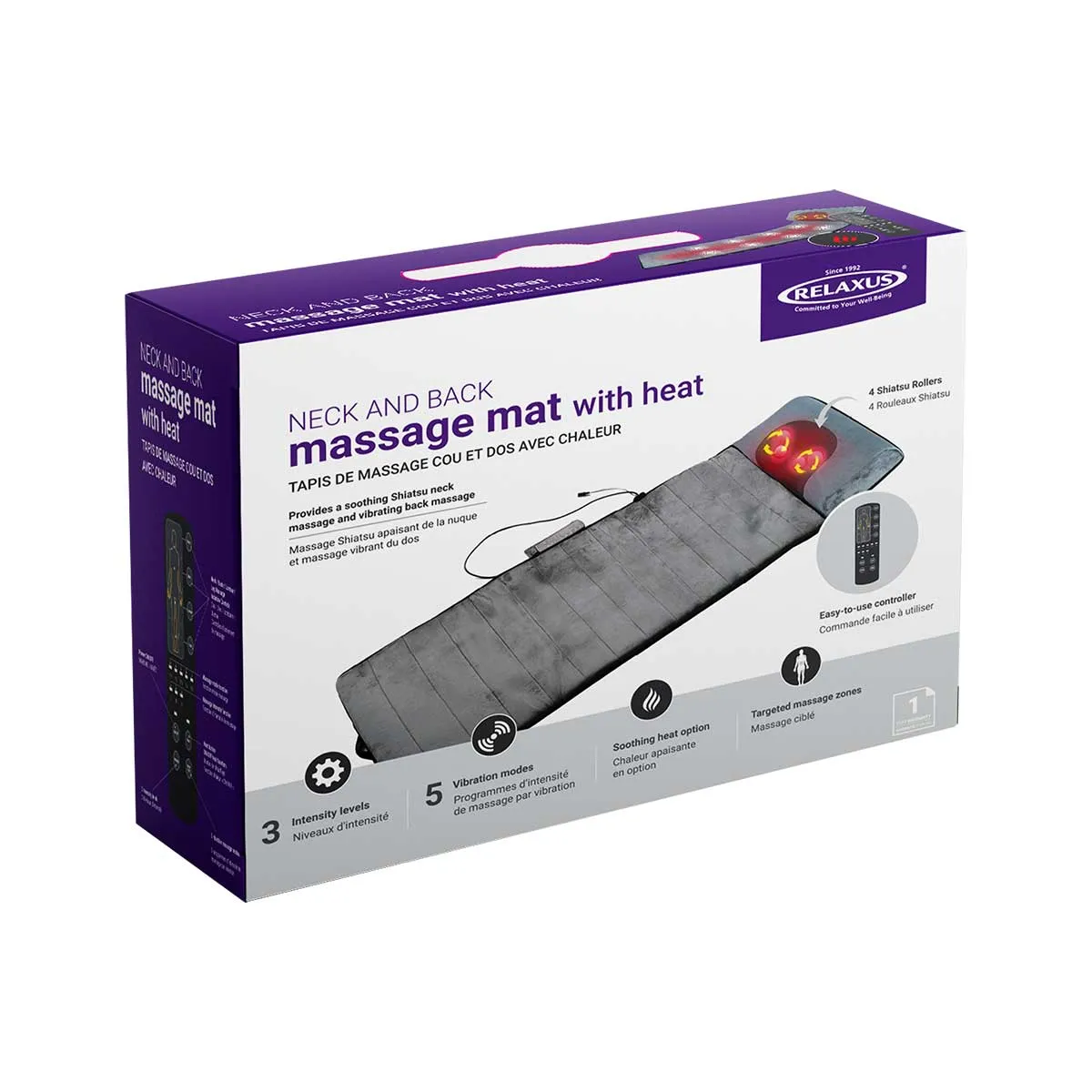 Wholesale Neck and Back Massage Mat with Heat