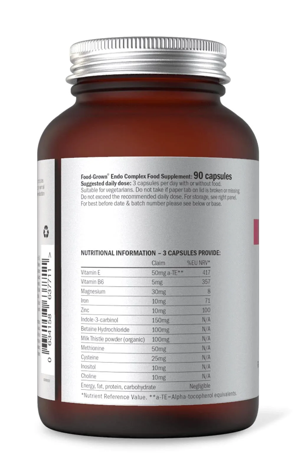 Wild Nutrition Food-Grown Endo Complex 90 caps
