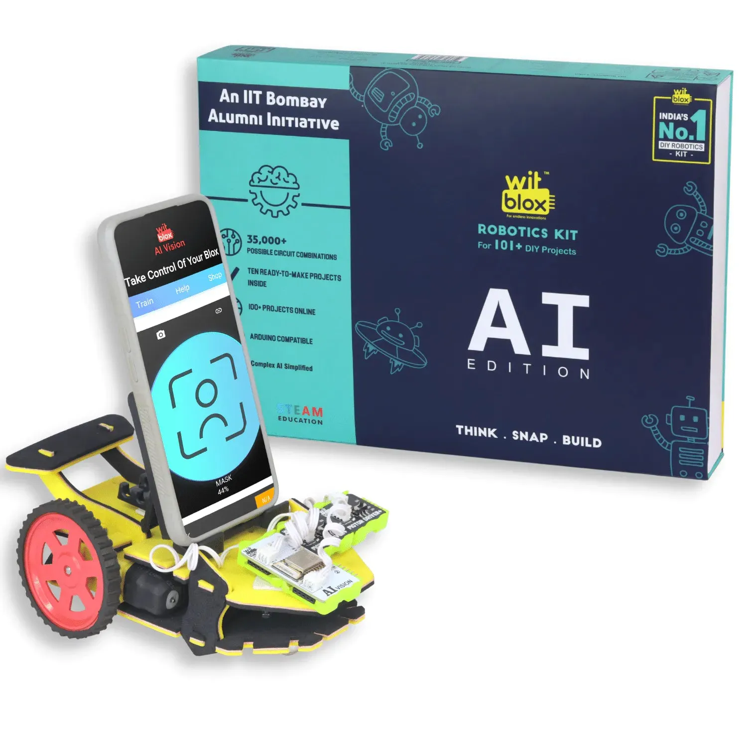 WitBlox Mega DIY Robotics Kit with Artificial Intelligence Edition [AI]
