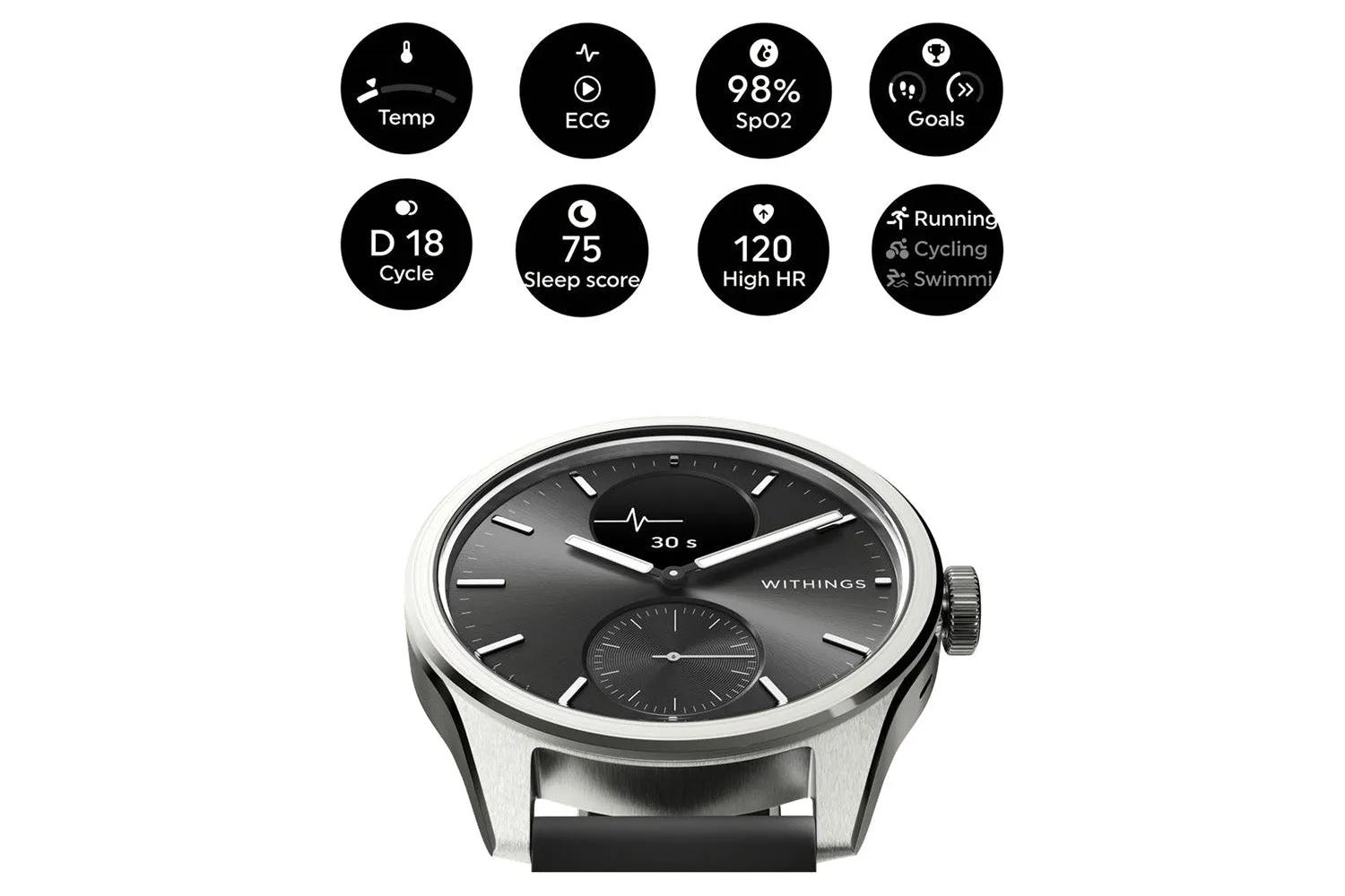 Withings ScanWatch 2 Light | 32 mm | Black