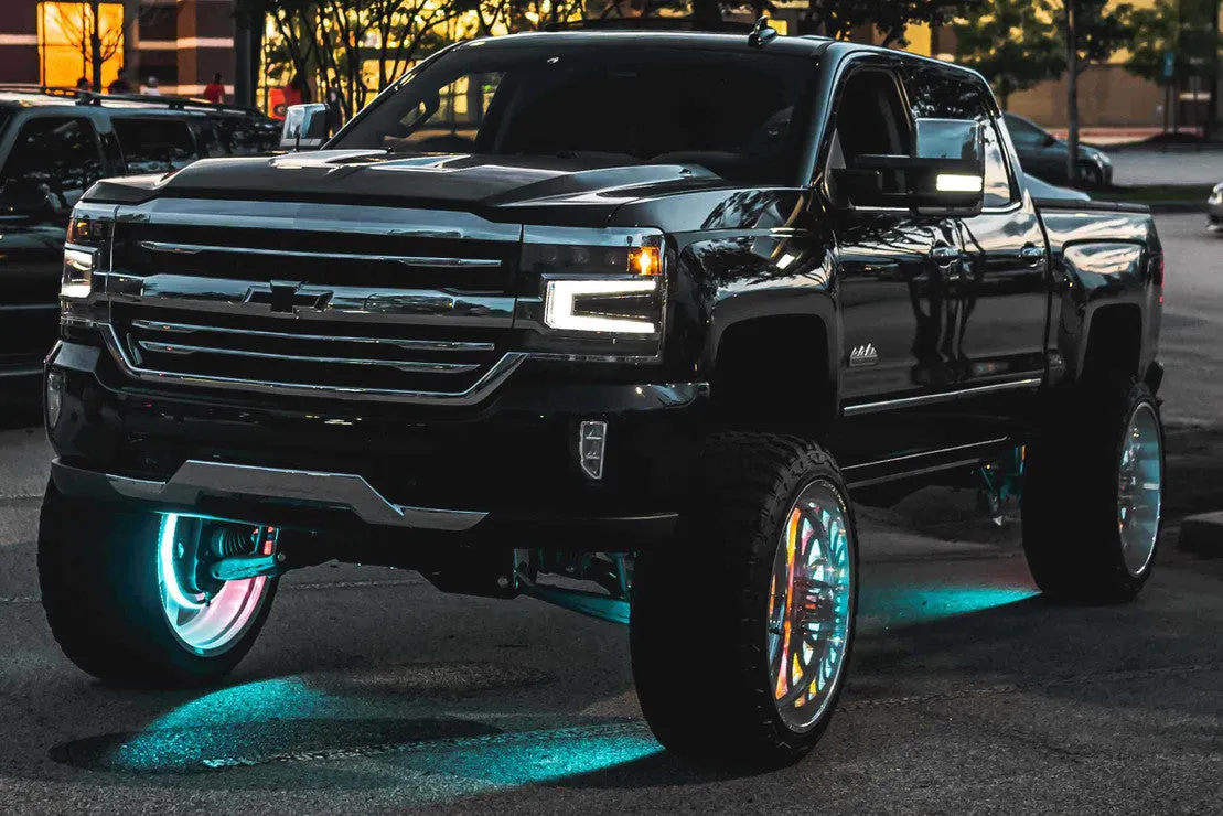 XB LED Headlights: Chevrolet Silverado 1500 (16-18) (Pair / ASM)