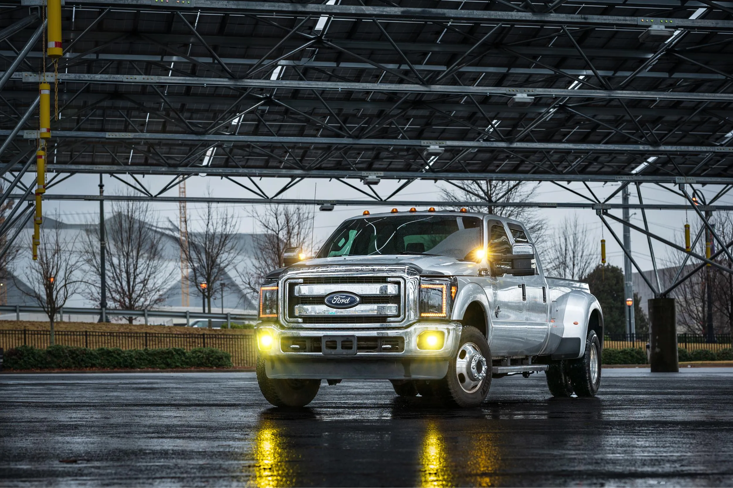 XB LED Headlights: Ford Super Duty (11-16) (Pair / Amber DRL)