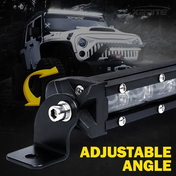 Xprite Flood Beam CREE LED Light Bar Ultra Thin Astro Series - 8"/14"/20"/26"/32"/38"/42'/44"/50"