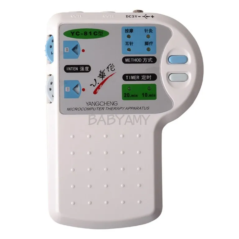 YANGCHENG microcomputer therapy apparatus YC-81C Electrical Stimulation Acupuncture Therapy Relax Health Care for Foot Ear Body Care