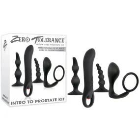 Zero Tolerance Intro To Prostate Massager Butt Plug Kit
