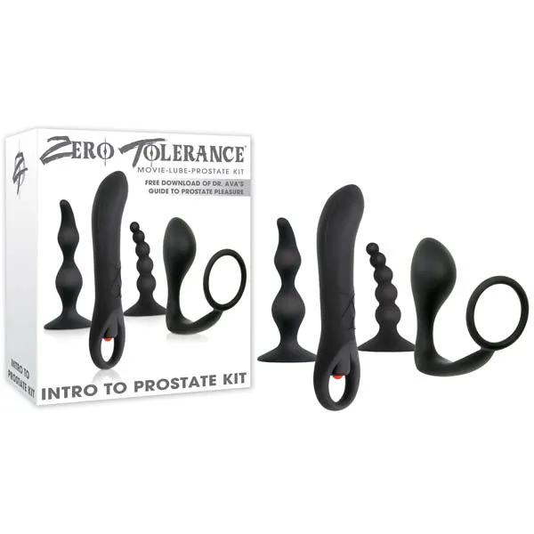 Zero Tolerance Intro To Prostate Massager Butt Plug Kit